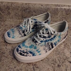Vans Doheny Blue Tie-Dye Women's Skate Shoes Size 8